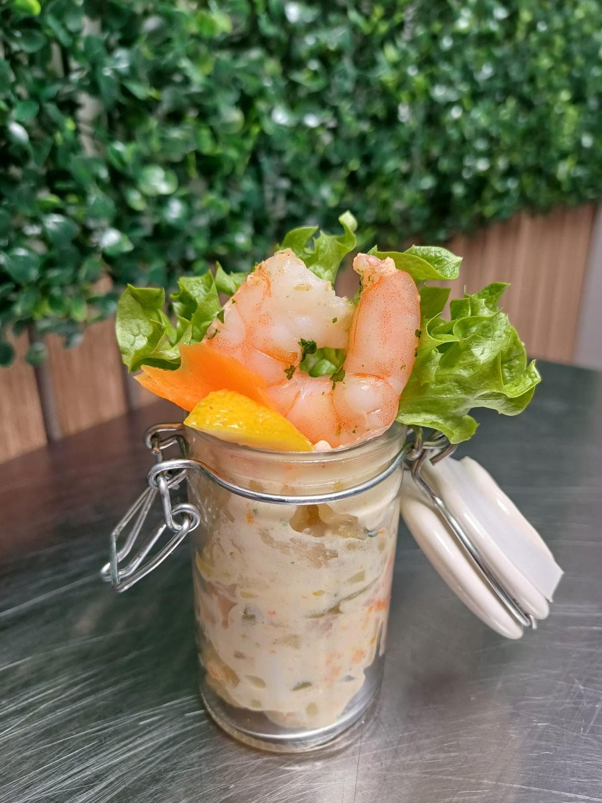 Verrine de scampi